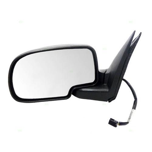 New drivers power side view mirror glass housing assembly 99-02 gm pickup truck