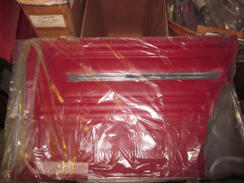 66 chevelle red rear non-assembled door panels
