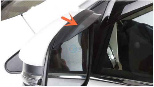 2pcs high quality rearview mirror rain shield guard for toyota rav4 2013-2015 ct