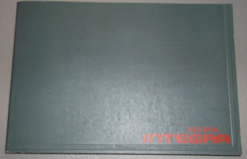 1995 acura integra owners manual 4 door