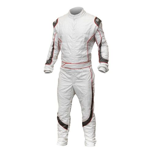 Auto racing k1 champ nomex suit - sfi 3.2a/5  white