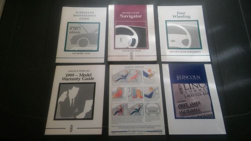 1999 lincoln navigator owners manual w/supplements