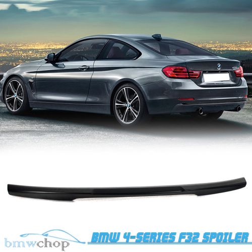 Painted 2016 ABS BMW F32 4-Series 2D Coupe M4 Type Trunk Spoiler Wing