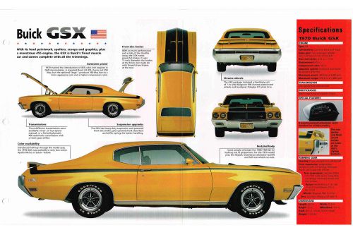 1970 buick gsx imp brochure