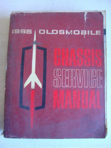 1965 oldsmobile factory chassis service manual - cutlass, delta 88, f-85