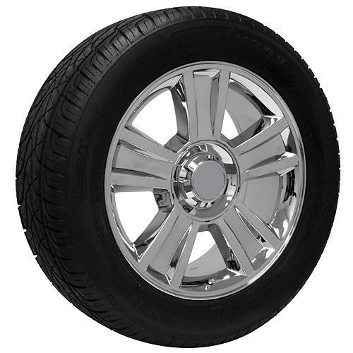 20 inch chrome chevy silverado tahoe truck wheel tire package