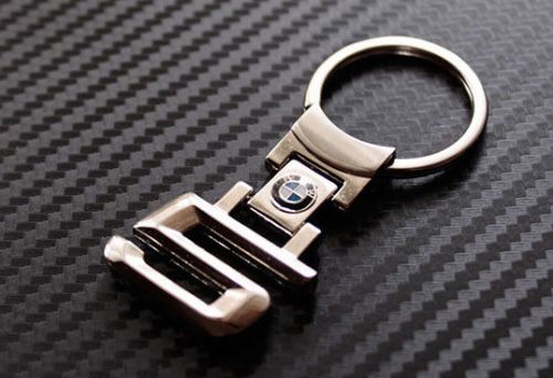 Bmw 5 series keychain, chrome, new