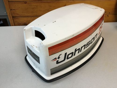 Late 70s johnson 25 hp 2 stroke 2 cylinder hood top cowl cover freshwater mn