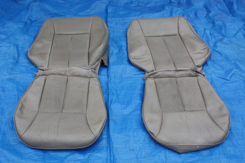 1998-2002 mercedes-benz w210 e430 e420 e320 e300 front leather seat skin beige