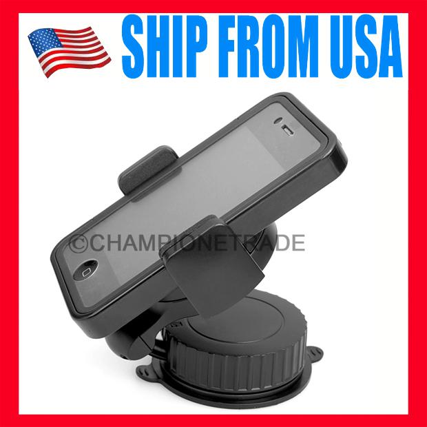 Us 360° car multi function windshield cradle mount holder stand for iphone pda