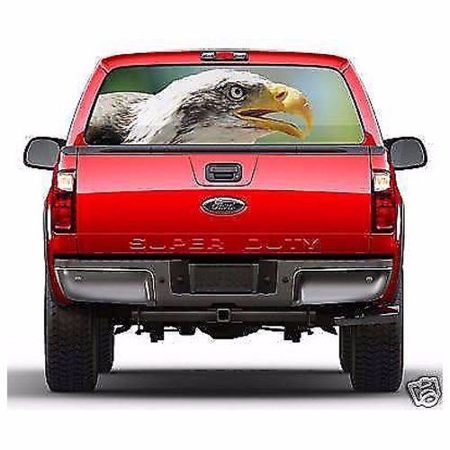 Eagle rear window truck decal fits ford chevrolet dodge mg9102
