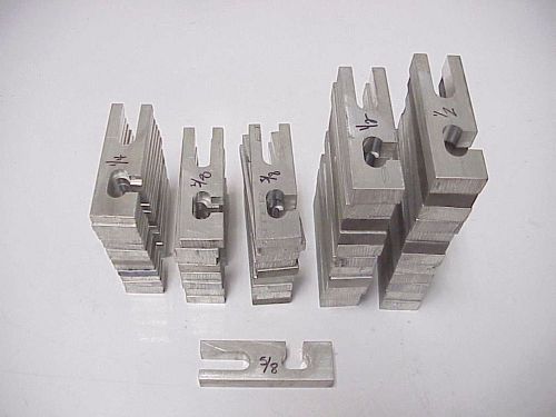 56 aluminum transmission spacers from a nascar team various thicknesses arca k&amp;n