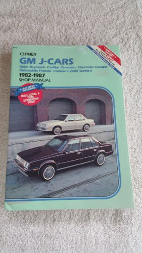 Clymer a142 repair manual gm j-cars 1982-1987