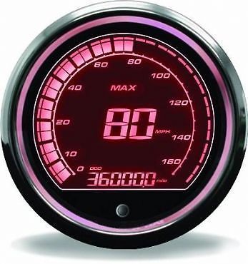 Red display drift iridium 95mm speedometer digital gauge