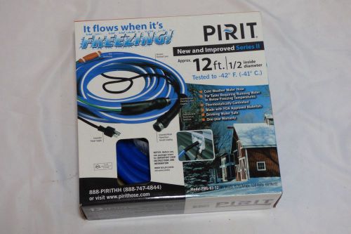 New, pirit 12&#039; heated drinking water hose model #pwl-03-12 (rv / marine/ camper)