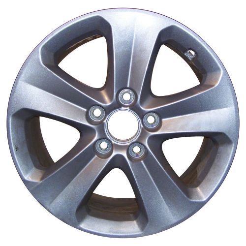 63984 factory, oem reconditioned wheel 17 x 7; gray metallic full face painted