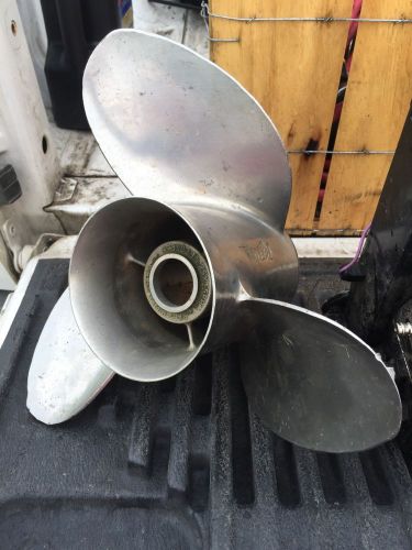 Outboard motor stainless steel propeller
