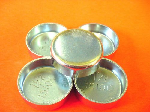 Fit ford 5pk 1-1/2&#034; freeze expansion plugs zinc plated steel engine cylinder nos