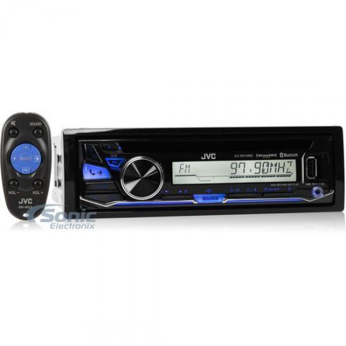 Jvc kd-r97mbs single din bluetooth android/iphone compatible car stereo receiver
