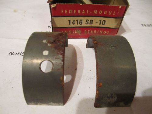 Federal-mogul 1416 sb-10 engine bearing set 1416 sb 10 (.010) new nos