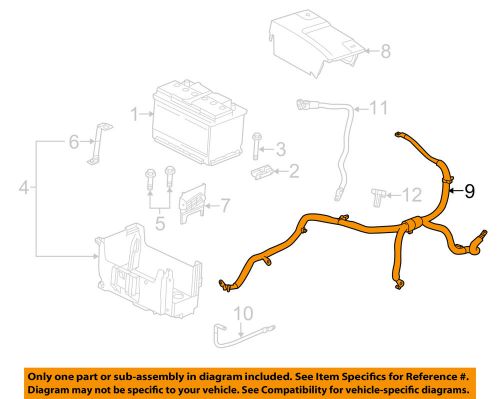 Chevrolet gm oem 14-15 impala-battery cable 22949631