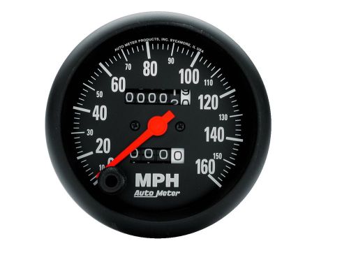 Auto meter 2694 z-series; in-dash mechanical speedometer