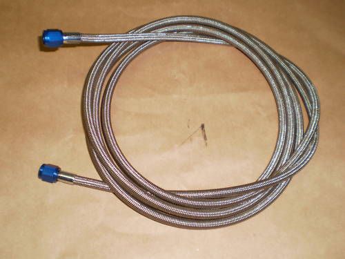 Nitrous oxide line #4 18ft stainless steel braided