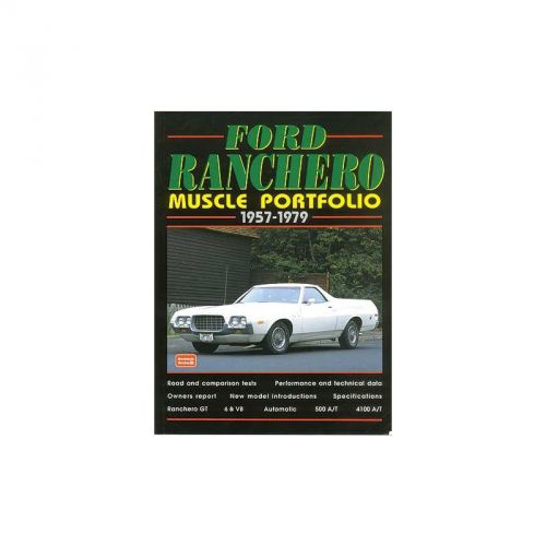 Ford ranchero muscle portfolio 1957-1979 - approximately 100 pages with over 180