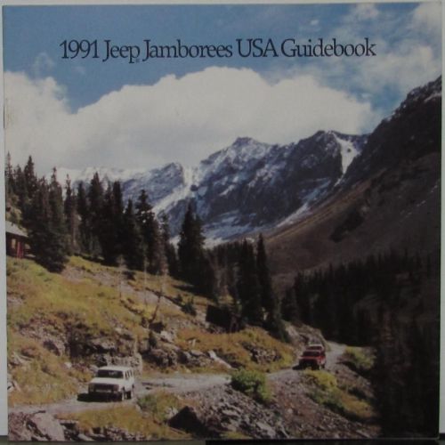 1991 jeep jamboree usa guidebook sales brochure original event schedule