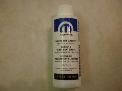 Mopar limited slip additive friction modifier 4318060ab trac lock posi trac oem