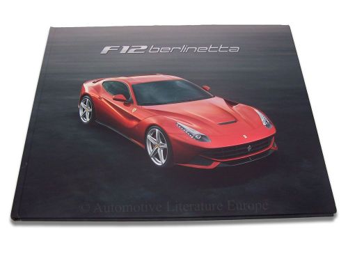 Ferrari f12 berlinetta hardback brochure prospekt book english/ italian
