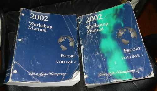 2002 ford escort factory workshop shop repair service workshop manual books 1-2