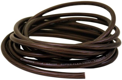 Cadence 4g150-black 4 awg gauge 18 foot amp power / ground installation wire