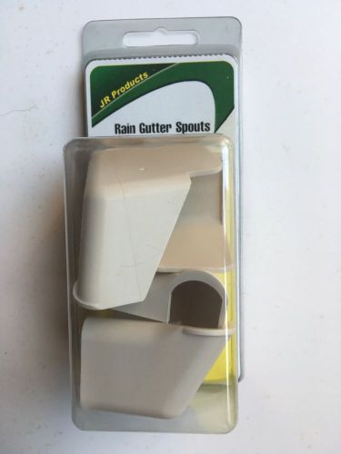 Jr products 389cw-a colonial 4 pack white rv rain gutter spout