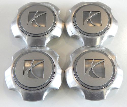 (4) factory oem saturn center caps hubcaps part # 94710230 stk# t3
