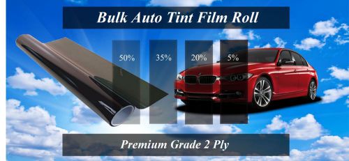 Tint film roll charcoal 2 ply professional grade 50% (light)  36&#034; x 20ft