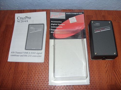 Cruzpro nc20/4/8 nmea combiner and rs-232 converter - new old stock