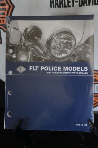 Harley davidson 2008 flt police parts catalog 99545--08