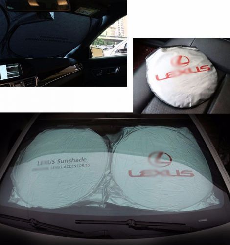 Front rear car window foldable sun shade shield cover visor uv block for lexus