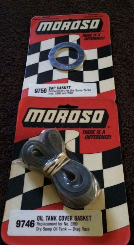 Vintage moroso dry sump tank replacement gaskets for drag race tank no 2380