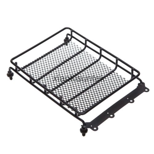 Top storage roof rack cargo luggage carrier basket with metal black