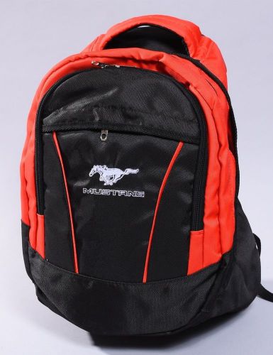 Ford mustang black backpack bag flag banner shelby cobra mondeo