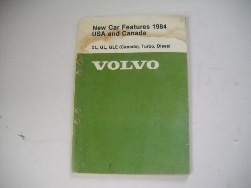 1984 oem volvo dl gl gle us canad turbo diesel nw car feature green shop manual