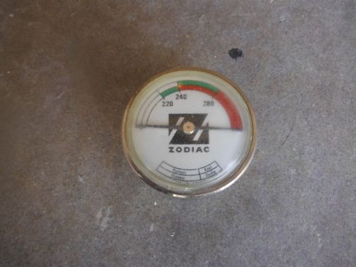 Vintage zodiac air pressure gauge