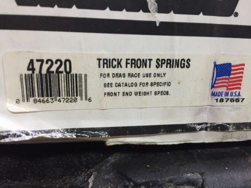 Moroso 47220 racing springs coil drag-launch front 250, mustang