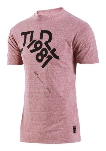 Troy lee designs spun out 2016 mens short sleeve t-shirt wine snow