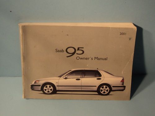 01 2001 saab 95/9-5 owners manual