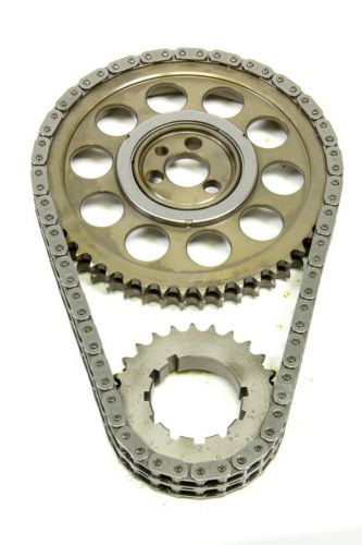 Rollmaster 0.005in double roller gold series bbc timing chain set p/n cs2040-lb5