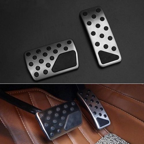 2 pcs accelerator fuel brakes pedals cover for jeep grand cherokee 14 2015