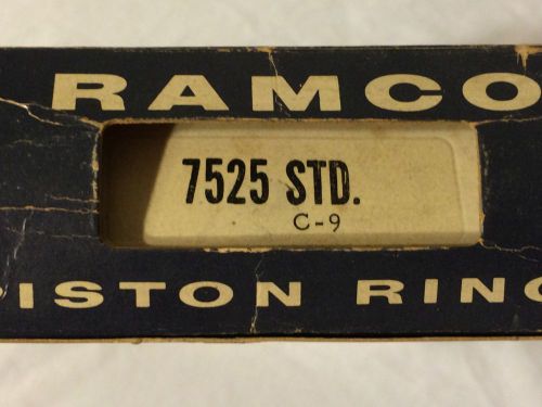 Trw / ramco new old stock vintage piston rings set #7525 std